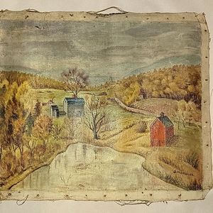 Great Depression Era  Original Painting By Giorgi Manuilov,1931